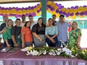 CÂMARA MUNICIPAL DE VEREADORES PRESTIGIAM A INAUGURAÇÃO  DA ESCOLA MUNICIPAL BANDEIRANTE E QUADRA POLIESPORTIVA NO ASSENTAMENTO OZIEL ALVES PEREIRA